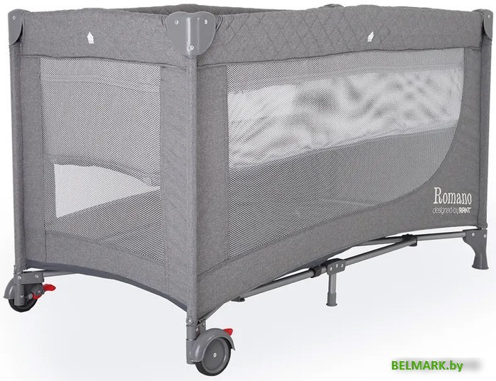 Манеж-кровать Rant Romano RP100 (серый) - фото