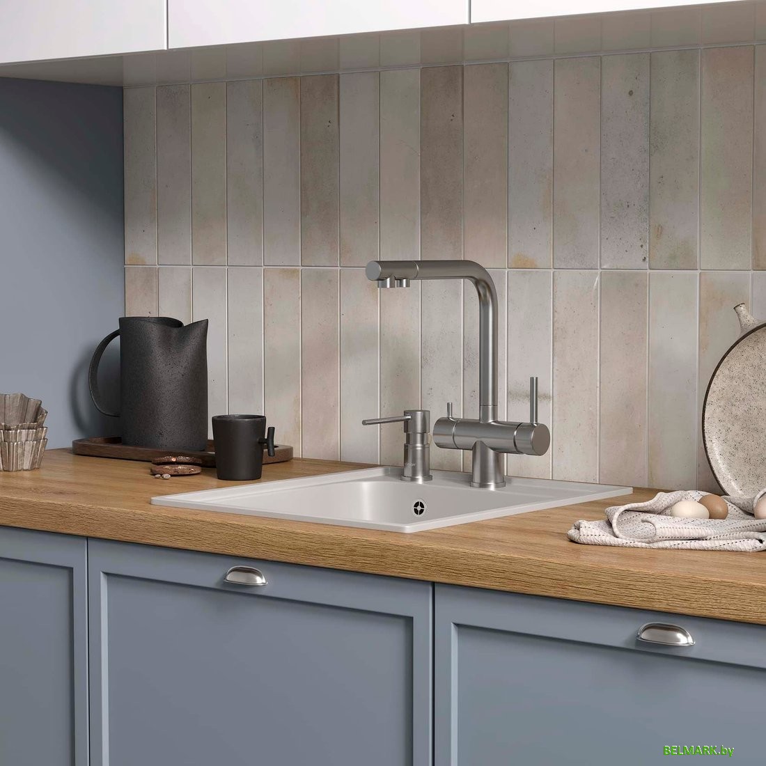 Кухонная мойка Reflexion Quadra RF0243GR - фото2