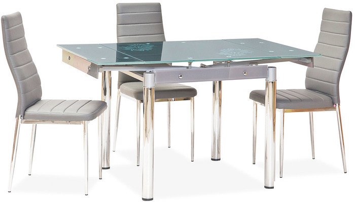 Стул Mio Tesoro Джия DC-060 (серый/хром) [434063] - фото2