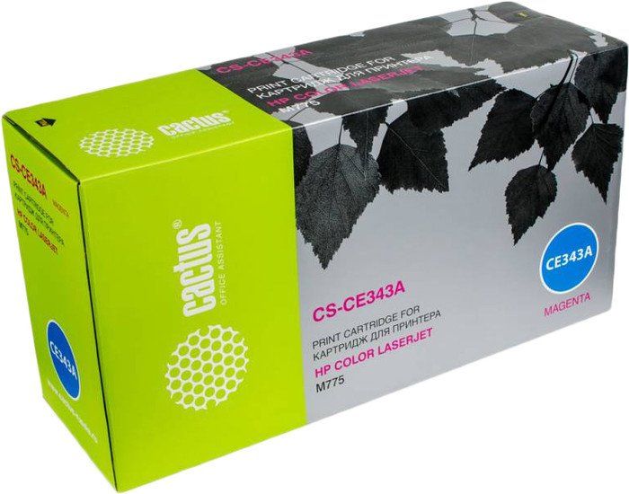 Картридж CACTUS CS-CE343A (аналог HP LaserJet 651A (CE343A)) - фото