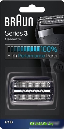 Сетка и режущий блок Braun Series 3 21B (черный) - фото