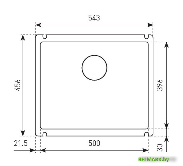 Кухонная мойка Zigmund & Shtain Integra 500 (осенняя трава) - фото2