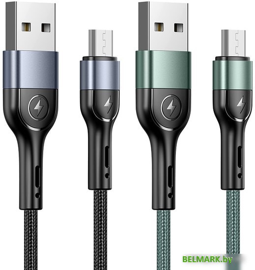 Кабель Usams U55 MicroUSB US-SJ450 (черный) - фото