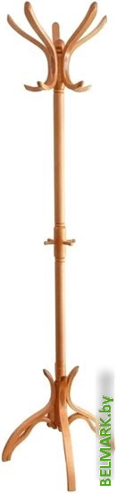 Вешалка для одежды Мебелик В 12Н (светло-коричневый) - фото