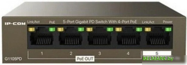 Неуправляемый коммутатор Tenda G1105PD - фото