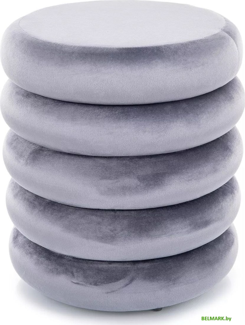 Пуфик Signal Calvi Velvet (серый) - фото