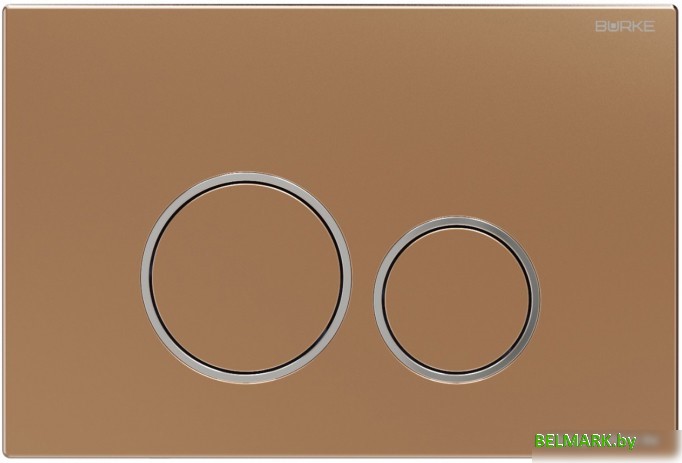 Панель смыва Burke Тип 05 105.RH.1 (розовое золото/хром глянцевый) - фото
