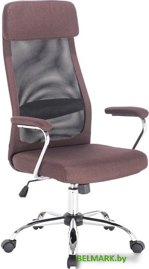 Кресло Brabix Flight EX-540 (ткань, коричневый) - фото