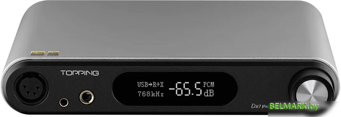 Цифро-аналоговый преобразователь Topping DX7 Pro+ (серый) - фото