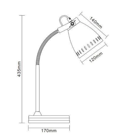 Лампа Camelion New York KD-428 С59 13048 (старинная медь) - фото2