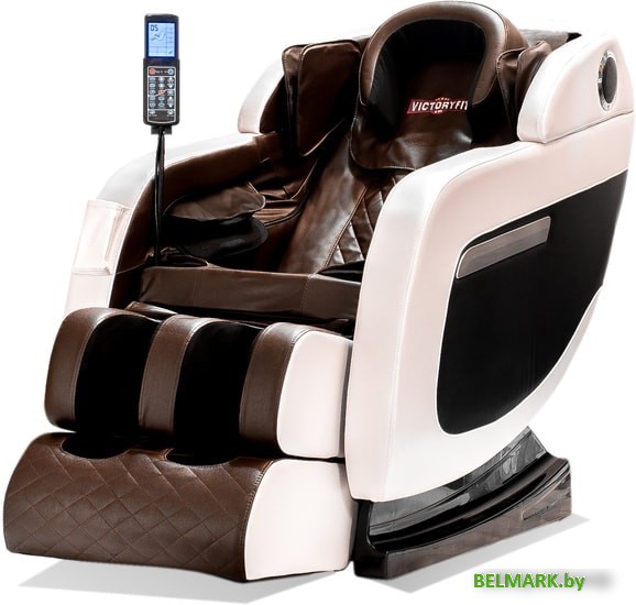 Массажное кресло VictoryFit VF-M10 (коричневый/бежевый) - фото