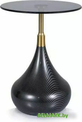 Журнальный столик Signal Taurus (дымчатый/черный) - фото