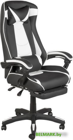 Кресло Меб-ФФ MF-6056 (черный/белый) - фото