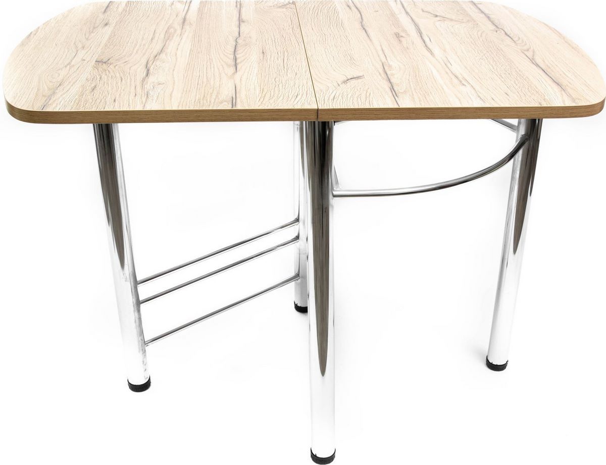 Кухонный стол ВВР Пристенный (дуб кера, пластик 55/55/70) - фото2