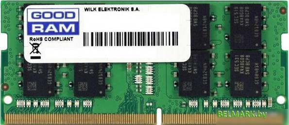 Оперативная память GOODRAM 8GB DDR4 SODIMM PC4-19200 GR2400S464L17S/8G - фото