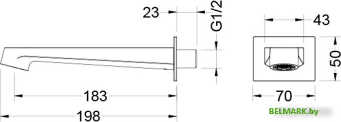 Излив Armatura Оберон AQ1241CR - фото2