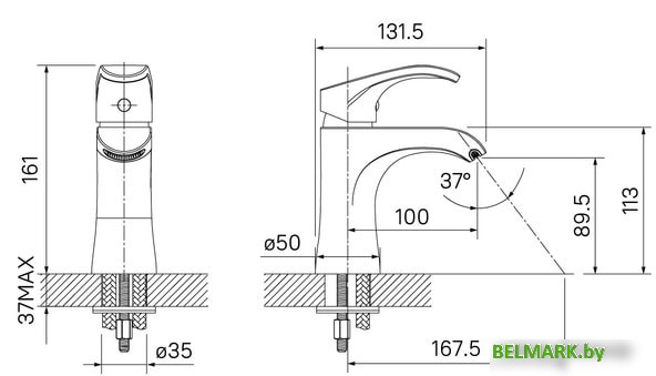 Смеситель IDDIS Joker JOKSB00i01 - фото2
