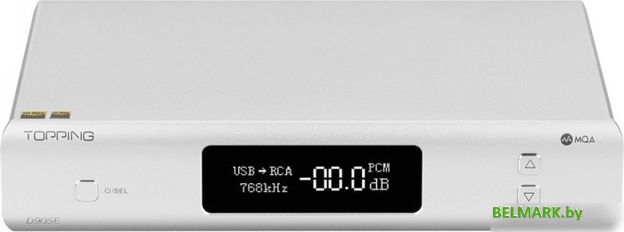 Цифро-аналоговый преобразователь Topping D90LE (серебристый) - фото