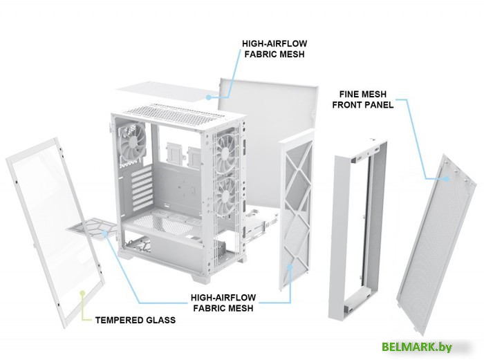 Корпус Montech AIR 1000 Lite (белый) - фото2