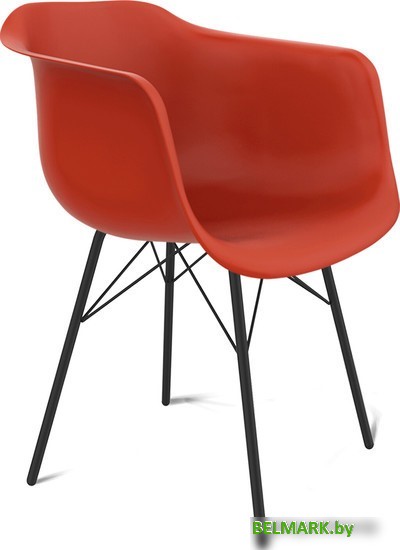 Стул Sheffilton SHT-ST31/S64 (красный/черный муар) - фото