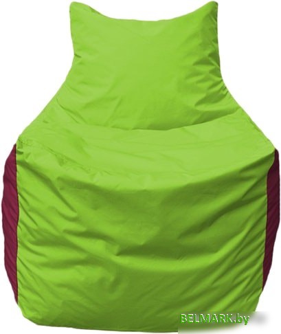 Кресло-мешок Flagman Фокс Ф2.1-169 (салатовый/бордовый) - фото2