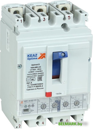 Выключатель автоматический КЭАЗ 250А 40кА OptiMat D250N MR1 У3 137335 - фото