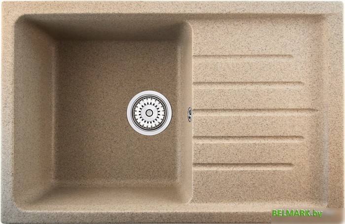 Кухонная мойка Berge BR-7602 (песочный матовый) - фото