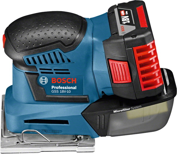 Виброшлифмашина Bosch GSS 18V-10 Professional 06019D0200 (без АКБ) - фото