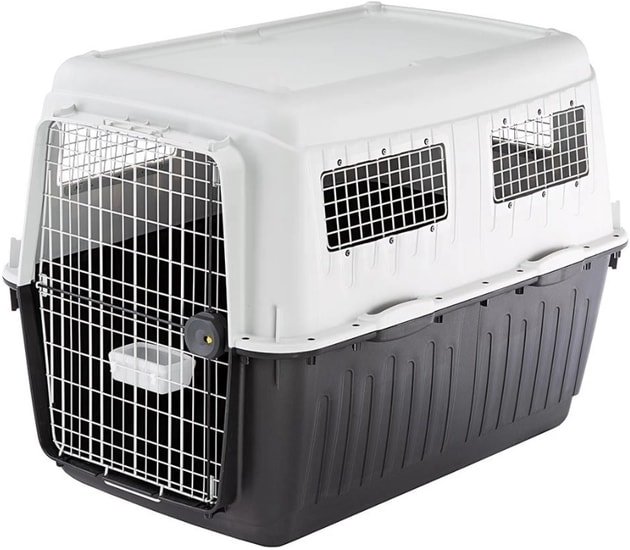 Переноска Ferplast Atlas 80 Professional 73075021 (серый/черный) - фото