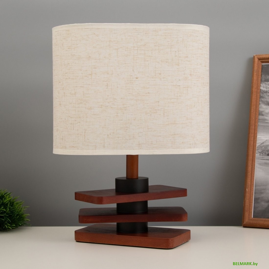 Торшер Risalux Картер 10613739 (орех красный) - фото