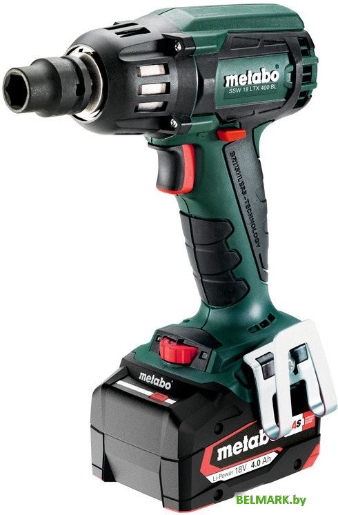 Гайковерт Metabo SSW 18 LTX 400 BL 602205500 (с 2-мя АКБ, кейс) - фото