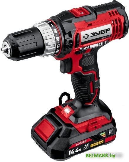 Дрель-шуруповерт Зубр Мастер ДШЛ-145-22 (с 2-мя АКБ, кейс) - фото2
