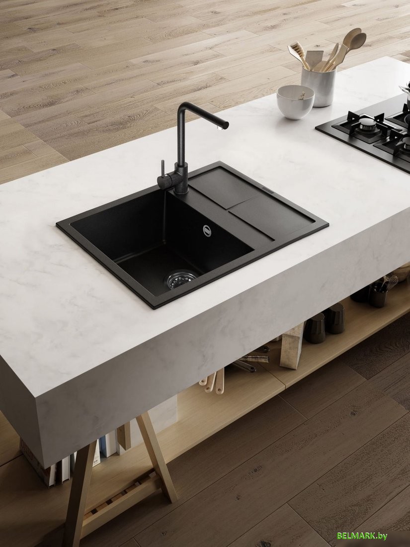 Кухонная мойка Berg BROB11AL - фото2
