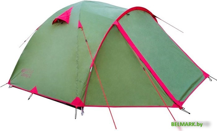 Треккинговая палатка TRAMP Camp 2 (зеленый) - фото2