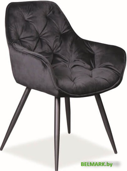 Стул Signal Cherry Velvet (bluvel 19 черный) - фото2