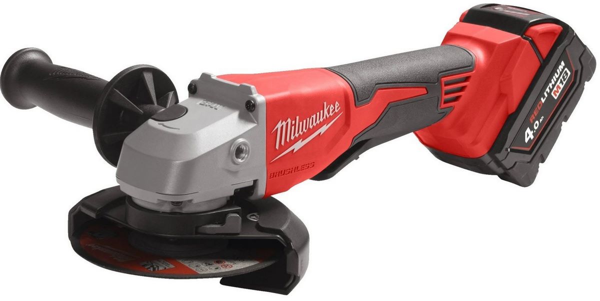 Угловая шлифмашина Milwaukee M18 BLSAG115XPD-0 4933492646 (с 2-мя АКБ, кейс) - фото