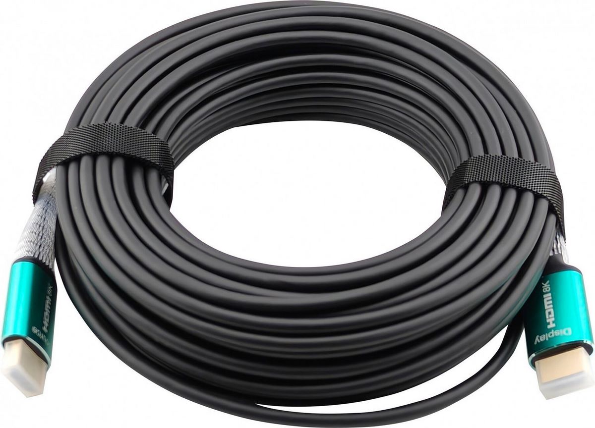 Кабель CACTUS CS-HDMI-AOC-2.1-20 (20 м, черный) - фото