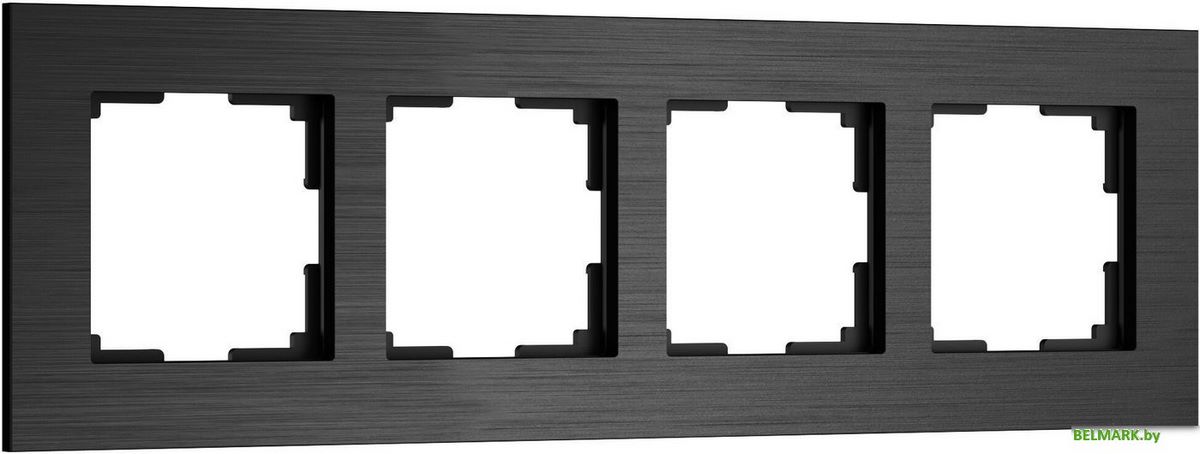 Рамка Werkel AluMax W0043508 (черный алюминий) - фото