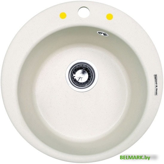 Кухонная мойка Zigmund & Shtain Kreis 480 (каменная соль) - фото