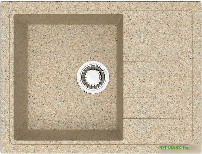 Кухонная мойка Berge BR-5850 (песочный матовый) - фото