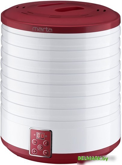 Сушилка для овощей и фруктов Marta MT-1878 (бордовый гранат) - фото