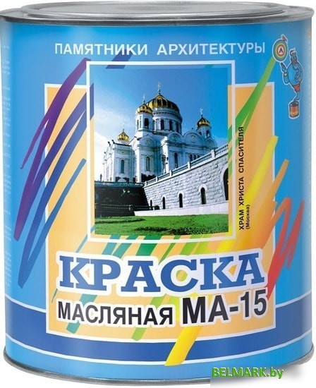 Краска Памятники архитектуры МА-15 25 кг (сурик железный) - фото