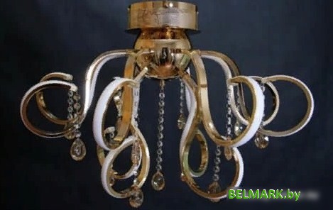 Люстра средней высоты Mirastyle LD-840-12 GD - фото