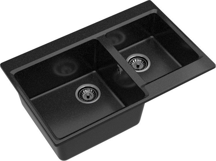 Кухонная мойка GranFest GF-LV-780K (черный) - фото2