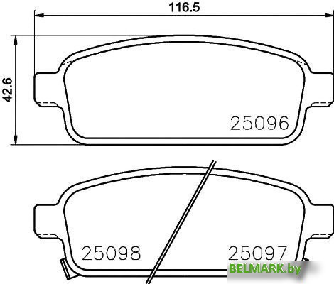Textar 2509602 - фото