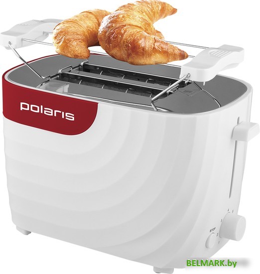 Тостер Polaris PET 0720 (белый/красный) - фото