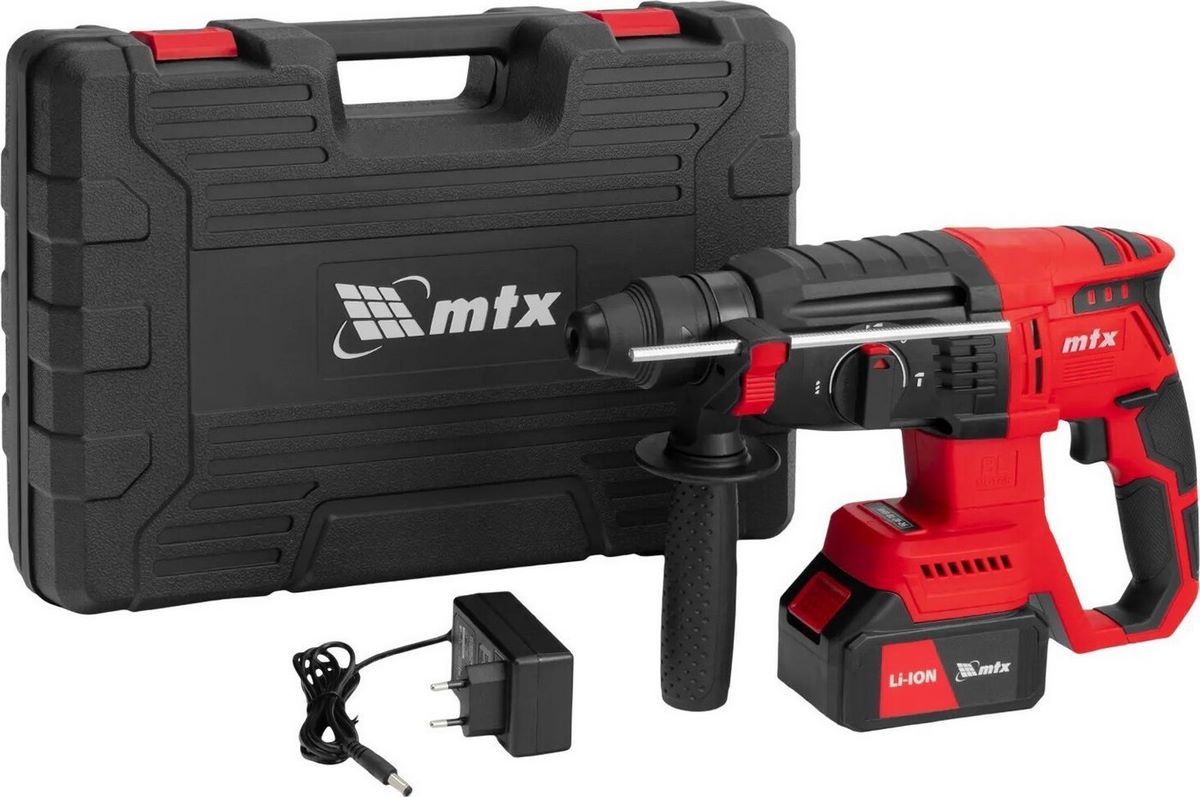 Перфоратор MTX RHB-BL-20-26 (с 1-им АКБ, кейс) - фото