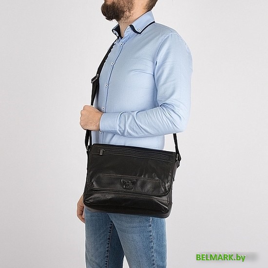 Сумка через плечо Poshete 253-0002-24-BLK (черный) - фото2