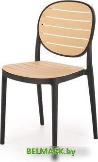 Стул Halmar K529 (черный/натуральный) - фото