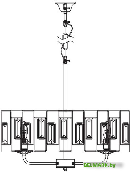 Подвесная люстра Rivoli Waltraud 1028-206 Б0052465 - фото2